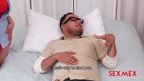 sexmex - busty nurse - rehab therapy . michelle aldrete