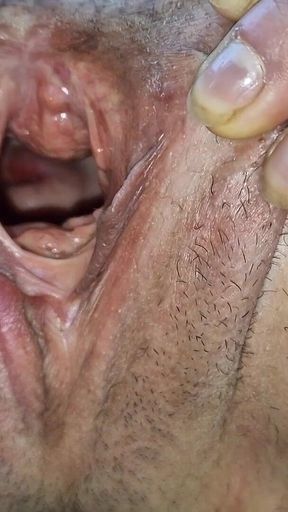 See Inside My Vagina with Cervix Show Outdoors and Pissing