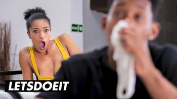 Jesus Reyes Seduces Ebony Roommate Tina Fire in Hotel Hostel Anal Sex