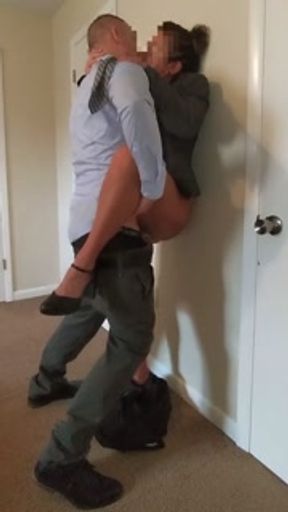 "I have been wanting this for a long time"flirting coworkers find a quiet office &amp;fuck cheating wife
