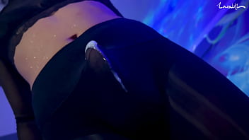 Drenched in black - I cum wearing my stockings