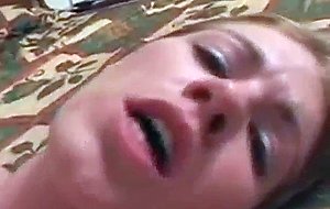 Blonde quincy may sucks & fucks