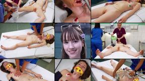 Katie in ICU #2, CPR, Defib, Stething, Catheter, Intubation, BP, Ambu