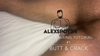 Male Brazilian Wax Part 1: Zumba Male Butt &amp; Crack Waxing hair removal video