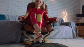 Goddess Harley Quinn Use Batman As A Foot Stool - Part 01 - 4096x2304 - 4K