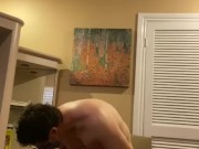 Chunki Boy Riding Dildo