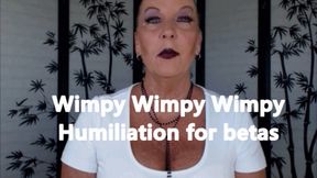 Emasculation Wimpy! Wimpy! Wimpy! Humiliation for betas XHD (MP4)