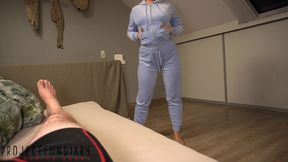 stepsis in cute soft light blue juicy couture training set tracksuit has glory hole sex with bro prone bone position - projectfundiary