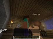 Fudendo a Buceta Melada da Jenny do Minecraft Mod porno de todas as Garotas Parte 1