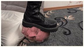 Doc Martens boots on tall Miss mean the big troubles for the guy, vf3071x 1080p