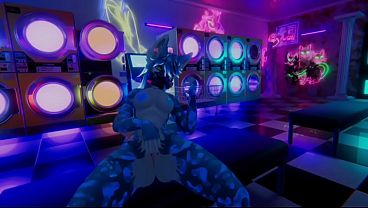 Furry girl moaning and squirting