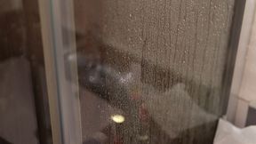 a beautiful girl gave a blowjob to a stranger in a hotel (video with face)