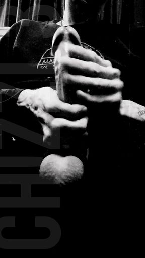 B&w Cock Play W/ Cumshot