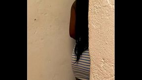 Big ass ebony college girl I met on Tinder asks me to record and slap her after our first date! X7