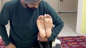 Extended Bastinado Fantasy with Indian Beauty | Desi Wife Under Strict Foot Discipline Fantasy