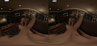 Blonde Elena Just Can't Stop Sucking Your Cock