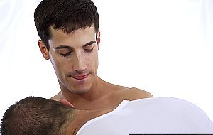 President kisses young twink and ass fucks him bareback