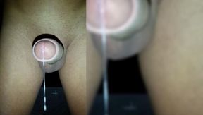 Throbbing Cumming Cock Slow Motion