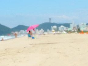 See Through Bikini in Public Beach