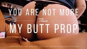 You are Not More Than My Butt Prop (buttcrush, anal vore, glass table)
