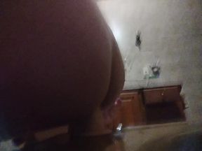 I sit on my dildo