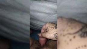 Jade Fucks Her Hairy Pussy with New Dildo