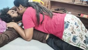 Girl seduce boy and doing romance with hard blow job