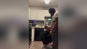 Casanova Eats Kyle Dick In The Kitchen And Gets Cum On His Face