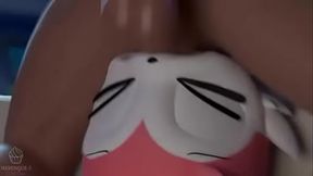 Sylveon'_s deepthroat by merengue z