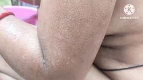 Indian Girl Washes Her Perfect Body