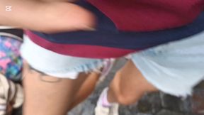 pajeandome en la calle, me vine dos veces