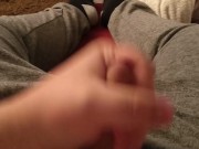 chubby teen wanks and cums for you!