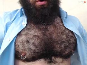 HAIRY MAN WITH HUGE CUM