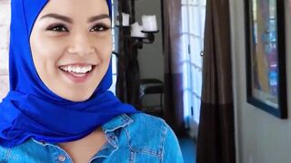 HijabHookup.Me - Movers discover that Arab hijab 18 Maya Bijou is a freak