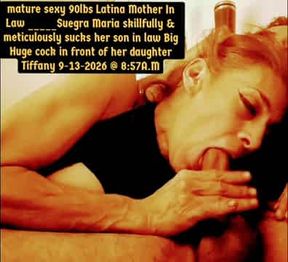 Seugra Maria Sucking her son in law Big cock