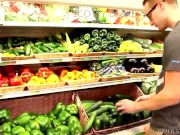 Cock Virgins Veggie Anal Insertion