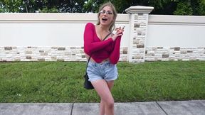 Explosive Sexual Adventure! Stella Elle Gets Picked Up Outdoors in XXX Video