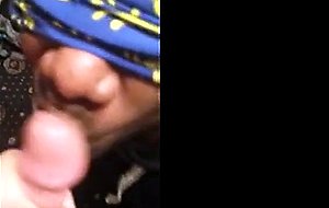 Black Twink Swallows All White Boy Cum
