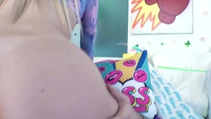 Nympho.com - Hot & shaved slut stripteasing