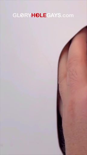 Strict Gay Master at the Gloryhole