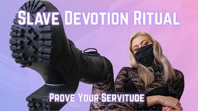Slave Devotion Ritual: Prove Your Servitude to My Boots