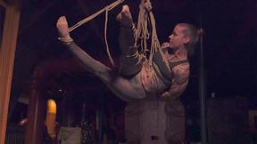 ”Hot blonde COUGAR experienced bondage action for the first time”