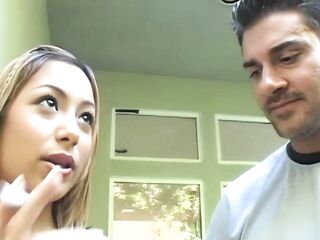 This babe's got a unshaved snatch and a faded tramp stamp but that babe'll suck your wang untill it's lubed...