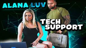 ”Mature MILF Seduces Tech Support for Steamy Reward”