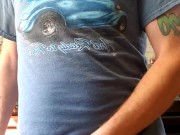 Hairy ginger jacking off