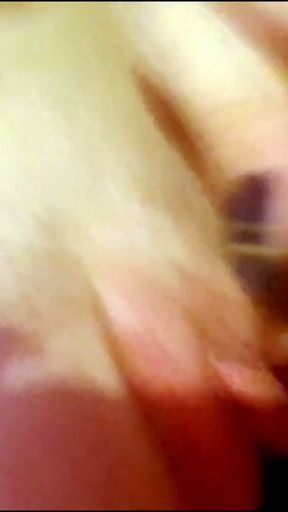I dildo myself alone in my bed   Clip 1
