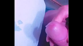 Amateur teen self-sucks and cums twice