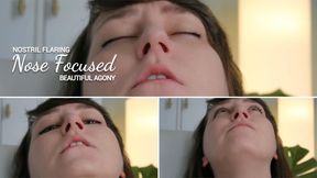 Nostril Flaring / Nose Focused Beautiful Agony Cum