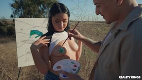 REALITY KINGS Painting Tits & Muff - Ophelia Purr, Victor Ray