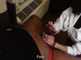 nineteen year old foot model grinds my penis with her Butt for the 1st time - Small Tugjob, Assjob, pov2